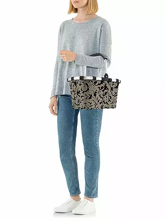 REISENTHEL | Carrybag BAROQUE MARBLE Marrone/Nero | braun